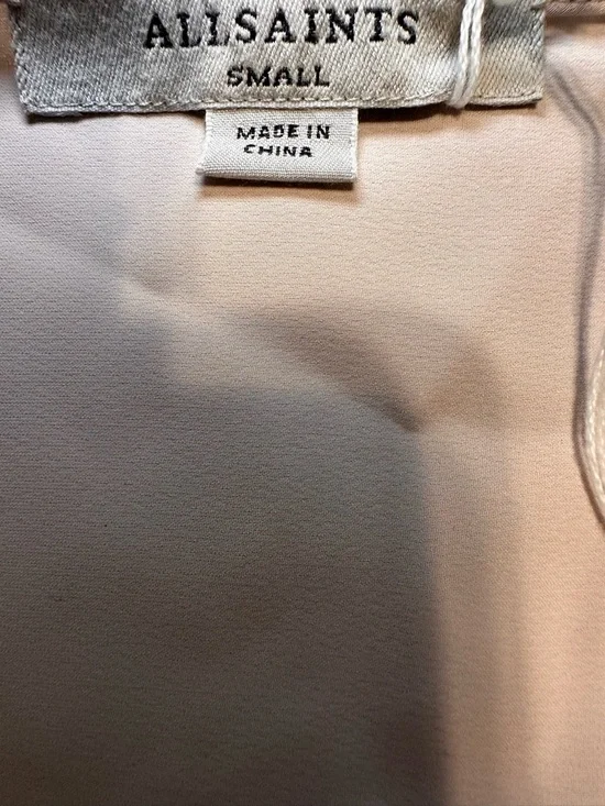 AllSaints Blush Pink Callie Sleeveless Dress Size Small - Picture 5 of 9